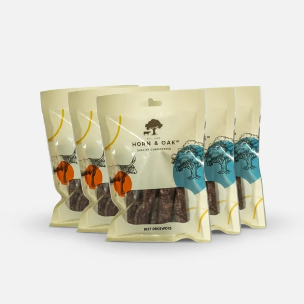 Beef droewors snack pack